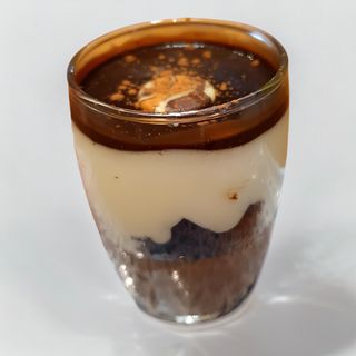 Copita de 2 chocolates con brownie