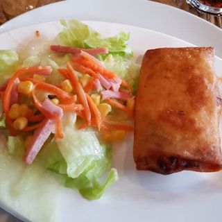 Rollito De Vietnam Con Ensalada China