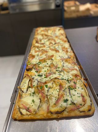 Melanzane guanciale e scamorza affumicata - teglia