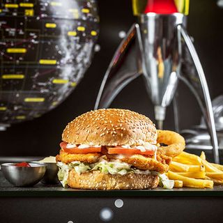 Deep Space Chick chickenburger