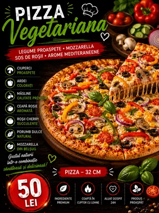 Pizza Vegetariana 32cm