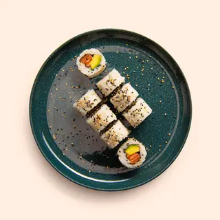 110. Uramaki California de salmón (8 uds.)