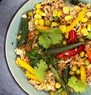 Рис з овочами