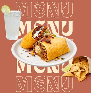 Menu Burrito (Com Nachos e Bebida)