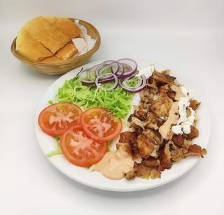 Piatto con sheek kebab