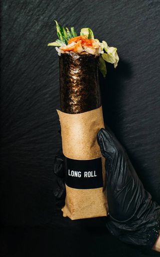 Катана лонг з лососем