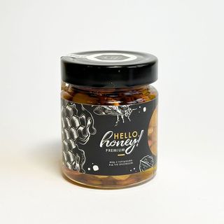Мед преміум з горіхами (230г)