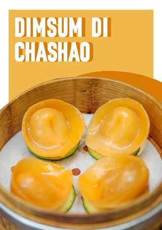 Dim sum di carne Chashao - 4 pezzi