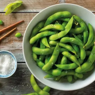 13. Ensalada edamame de habas de soja verde