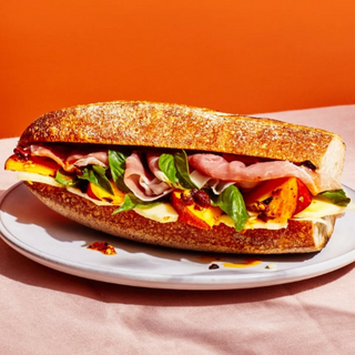 Baked Sandwich  with  ham &cheese