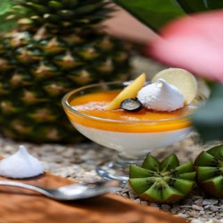 Panna Cotta Aux Fruits Exotiques