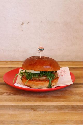 Combo chicken burger