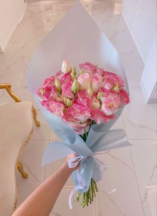  ვარდისფერი ომბრე ეუსტომები