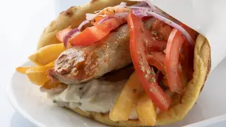Pita di bifteki