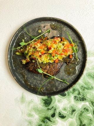 Стейк з свинної шиї на грилі (250г)