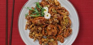 Pohovane lignje u sečuan sosu