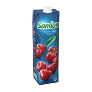 ნატურალური წვენი ალუბალი / Natural cherry juice (სანდორა/Sandora)