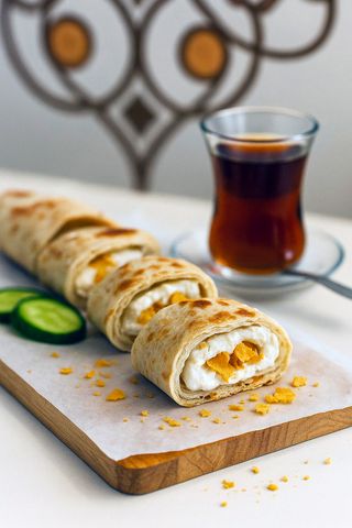 Saj z serkiem śmietankowym 250-350g