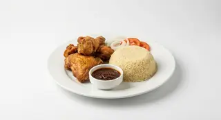 Poulet & Attiéké