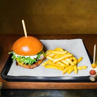 Бургер з телятиною та бурбоном (470г)