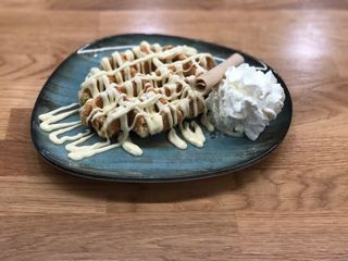 Gofre De Chocolate Blanco Y Negro