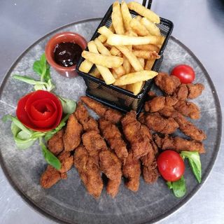 Pileci nuggets sa BBQ sosom