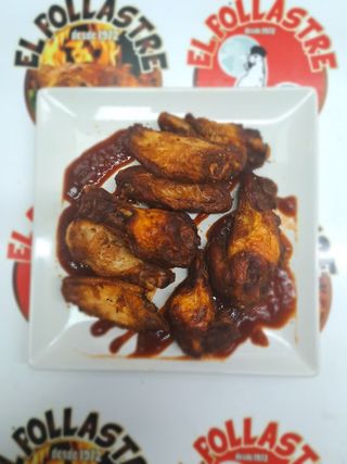 Alitas barbacoa (8 uds.)