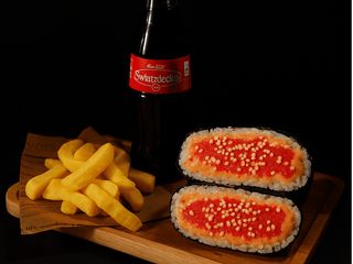 SUSHIBURGER ŁOSOŚ-KREWETKA MENU