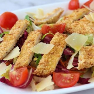 Menù insalata con pollo