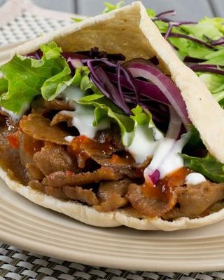 Kebab bułka z wołowiną