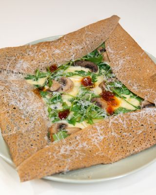 Galette Fromage et Champignon