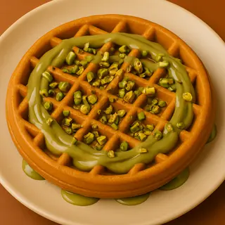 Gofre de pistacho
