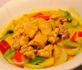 58.Pollo con curry.