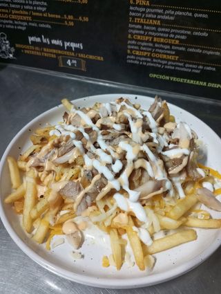 Patatas Kebab (ración entera)