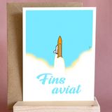 Tarjeta "Fins aviat"