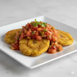 Patacón Con Hogao