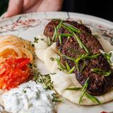 Котлеты по-турецки с домашним лечо