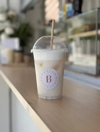 Iced dirty chai latte