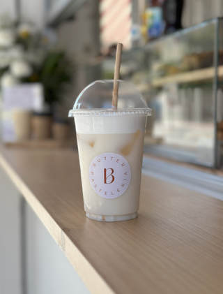 Iced dirty chai latte