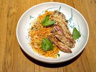 СПАГЕТТІ ЗІ ШНІЦЕЛЕМ (400г)