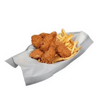 Ración De Alitas Extra Crujientes Con Patatas