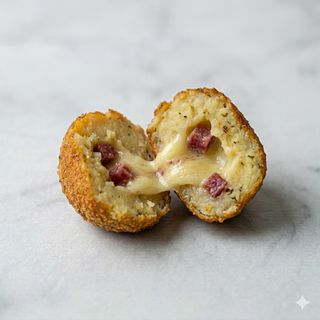 Crocche' di patate provola e salame 1 pezzo