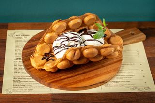 ვაფლი ნაყინით (2 ბურთულა)