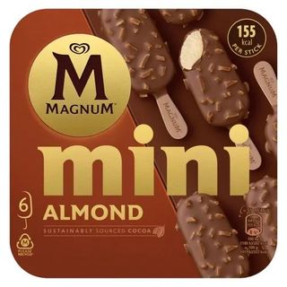 Helado Mini Bombón Almendras Magnum Caja 6 Uds.