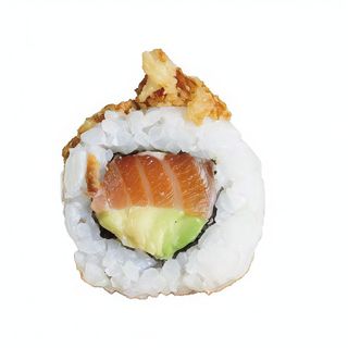 93. Crazy salmón roll (4 pzs.)