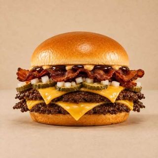 Beef Bacon Smash Burger