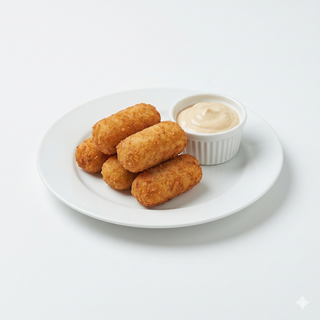 Croquetes de lluç I gambes (5 uds.)