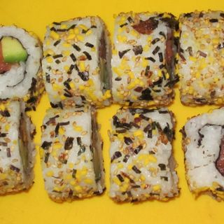 85A- pez mantequilla,aguacate envuelto en furikake