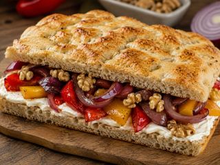 06.Focaccia con peperoni