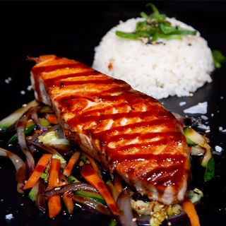 Salmón Teriyaki